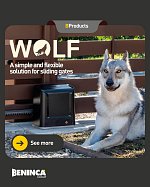 KWOLF624.P2 - novinka pro posuvnou bránu do 600kg v černé barvě - fotobuňky a 2 ovladače v ceně
