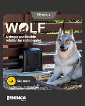 Absolutní novinka na trhu - WOLF - designový pohon na posuvné brány