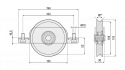Kladka pro teleskopický systém profil V, ø 118 mm