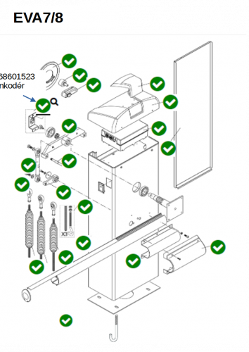 Enkodér pro EVA 7/8 - nový adaptér