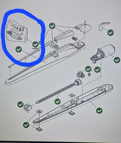 Blister pro pohony BOB21-30 (držáky - sada pro 1 motor)