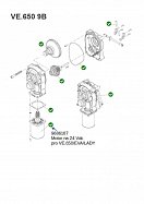 Elektromotor na 24 Vdc pro závory VE.650/EVA/LADY