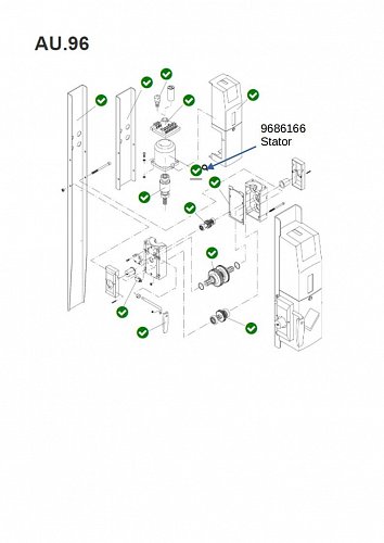 Stator pro motory AU.96