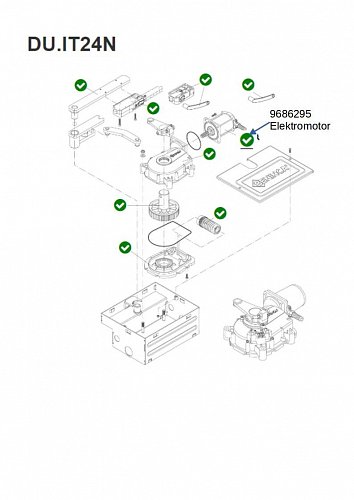 Elektromotor pro motory DU.IT24N - DOPRODEJ