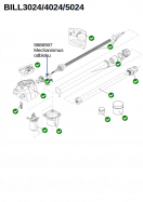 Mechanismus odbloku pro motory BILL3024/4024/5024