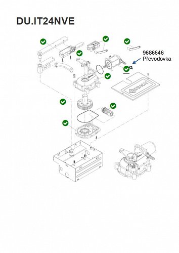 Převodovka pro motory DU.IT24NVE