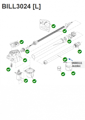 Jezdec pro motory BILL3024