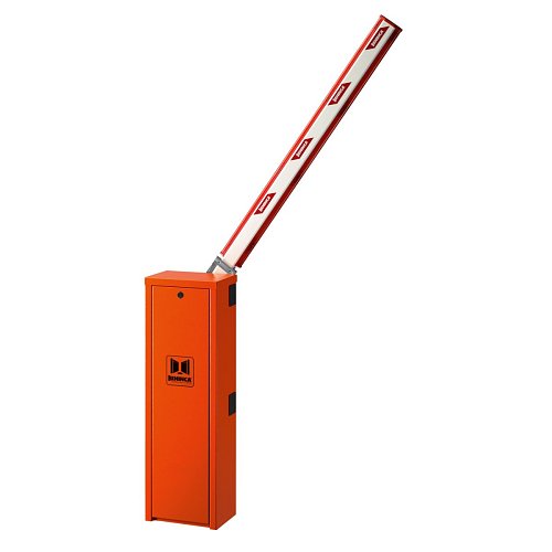 SET Silniční závora na 24 V, průjezd max. 5 m + hliníkové ráhno 5,2m + reflexní nálepky